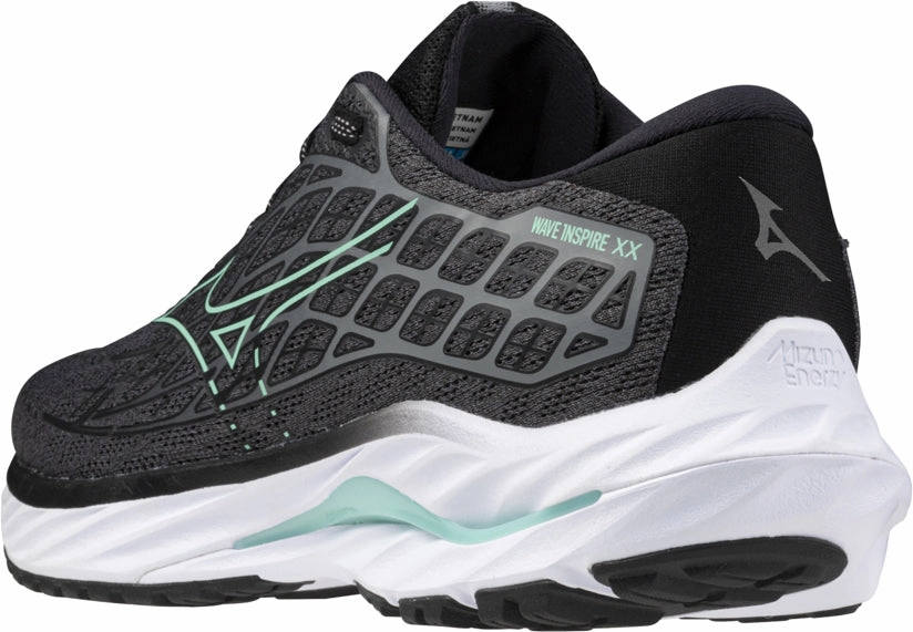 Mizuno Wave Inspire 20 WIDE FIT (D) Womens Running Shoes - Grey Rebellion Race Shoes