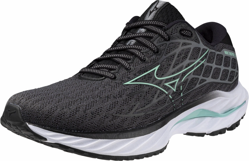 Mizuno Wave Inspire 20 Womens Running Shoes - Grey Rebellion Race Shoes
