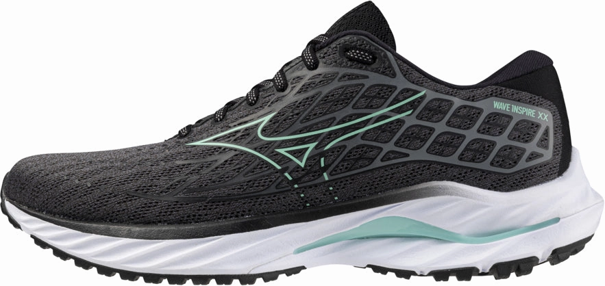 Mizuno Wave Inspire 20 Womens Running Shoes - Grey Mizuno Wave Inspire style