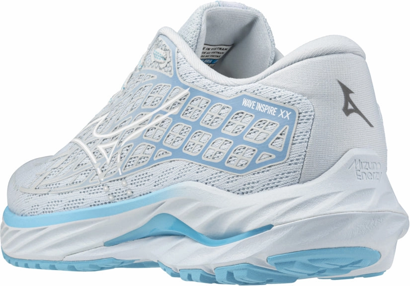Mizuno Wave Inspire 20 Womens Running Shoes - White Rebellion Race Shoes