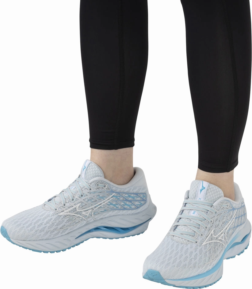 Mizuno Wave Inspire 20 Womens Running Shoes - White Rebellion Race Shoes
