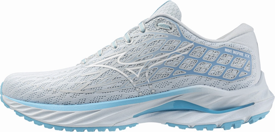 Mizuno Wave Inspire 20 Womens Running Shoes - White Mizuno Wave Inspire style