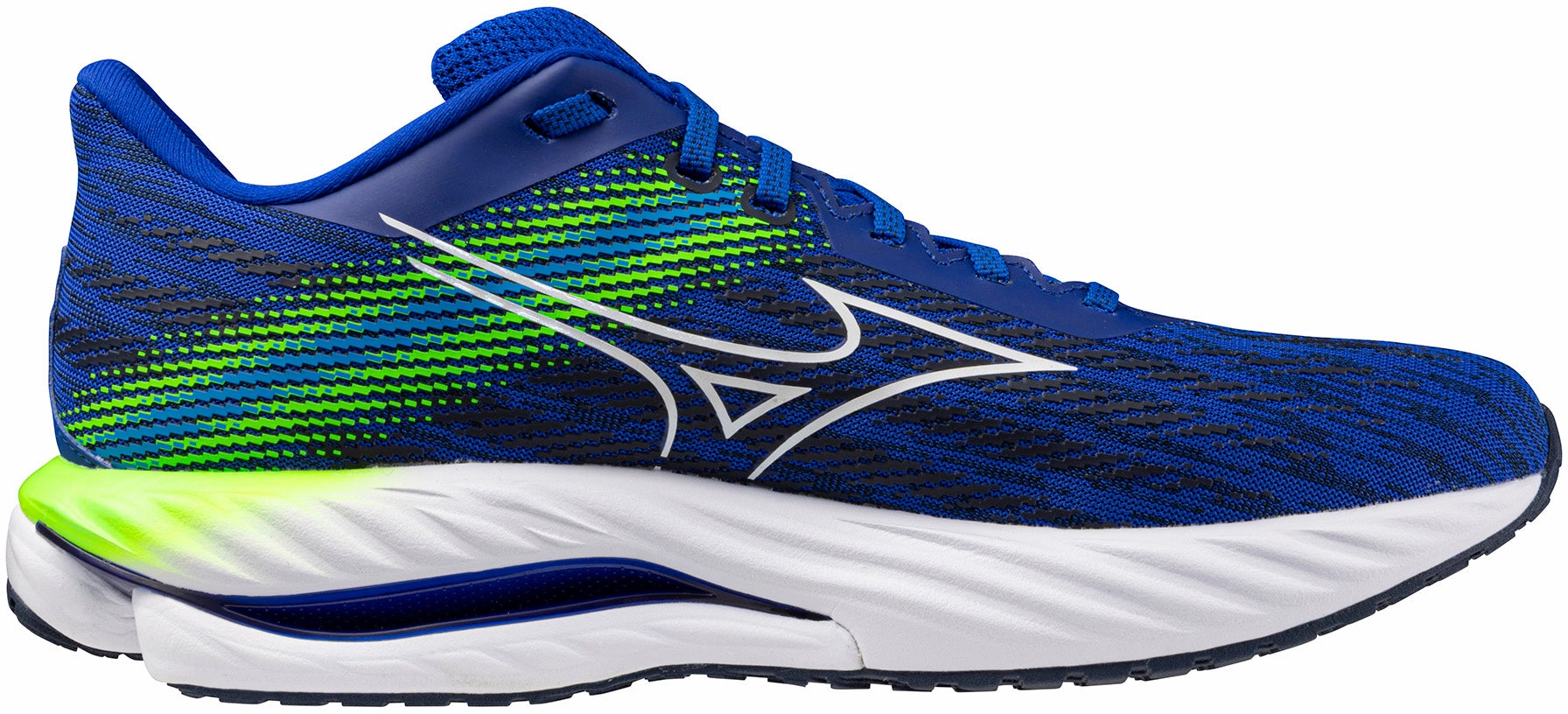 Mizuno Wave Inspire 21 Mens Running Shoes Blue Rebellion Race Shoes