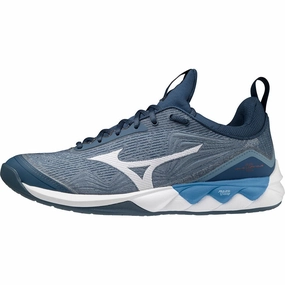 Mizuno Wave Luminous 2 Court Shoes - Blue Mizuno footwear designs