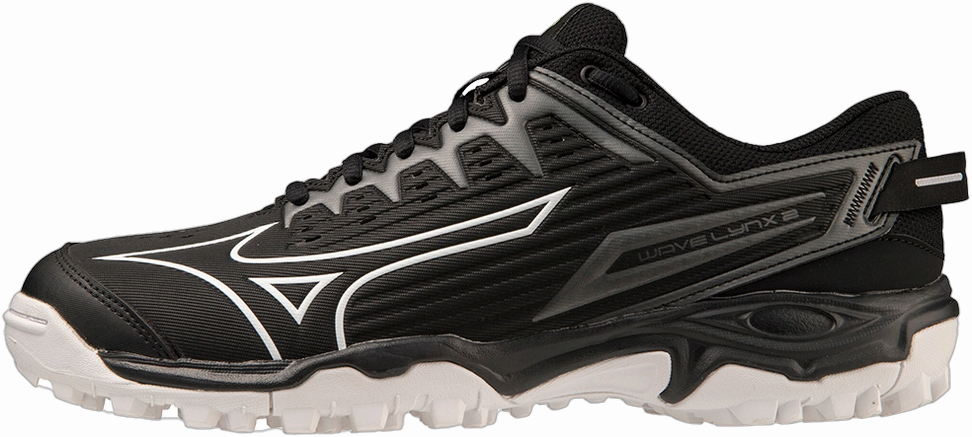 Mizuno Wave Lynx 2 Hockey Shoes - Black Mizuno performance sneakers for training