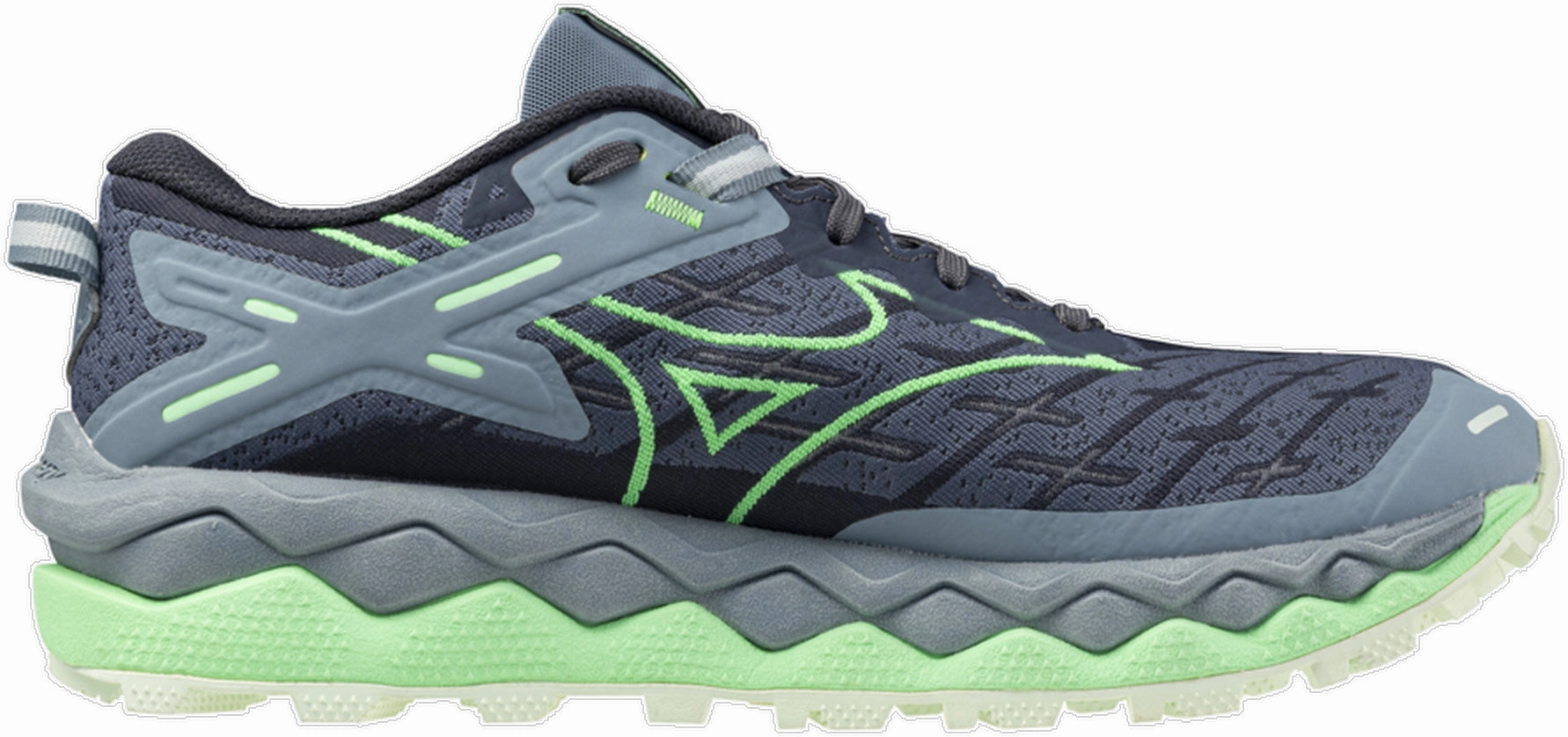 Mizuno Wave Mujin 10 Womens Trail Running Shoes - Blue Performance Sneakers