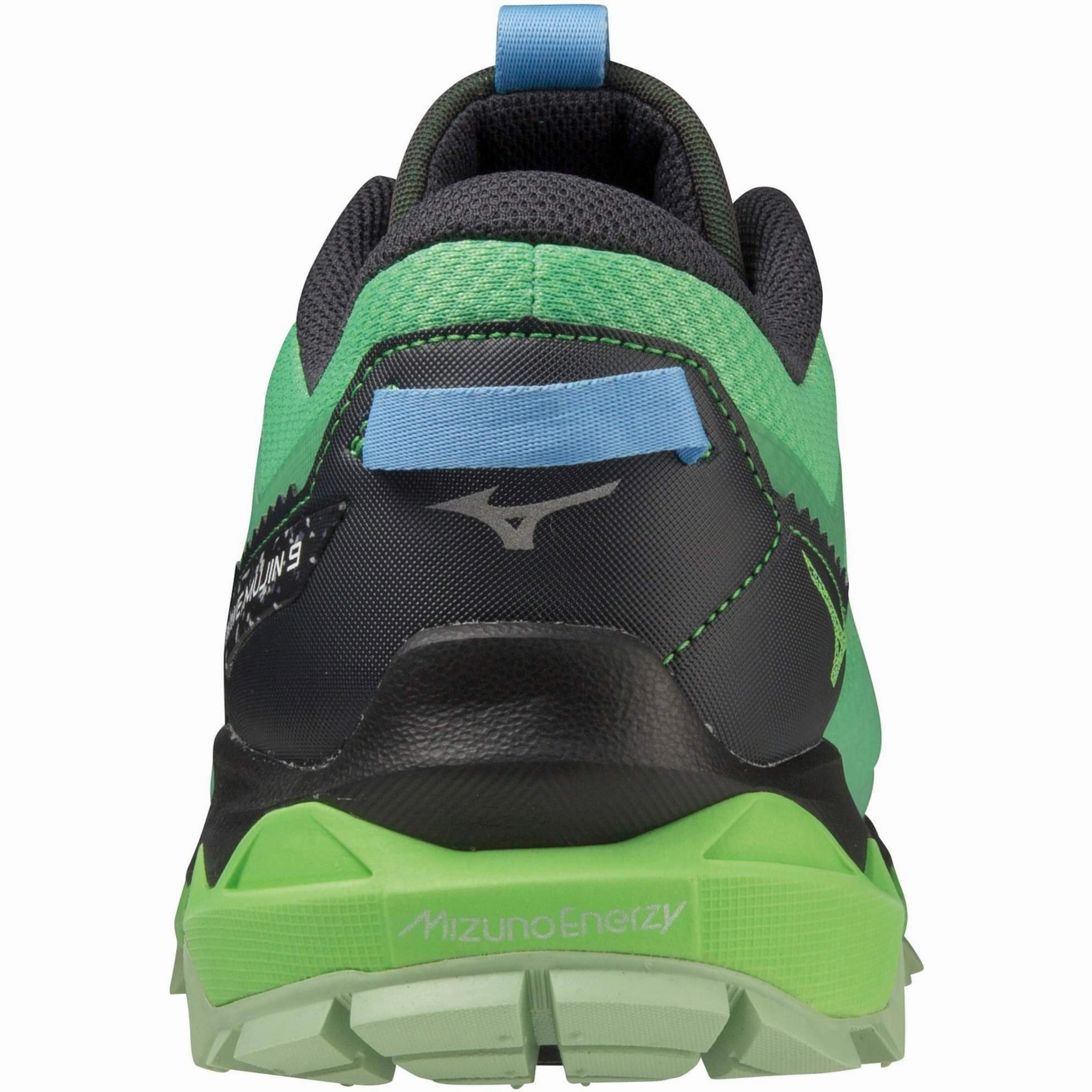 Mizuno Wave Mujin 9 Mens Trail Running Shoes - Green Advanced Sport Runners
