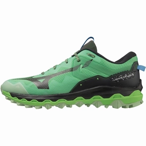 Mizuno Wave Mujin 9 Mens Trail Running Shoes - Green Mizuno footwear designs