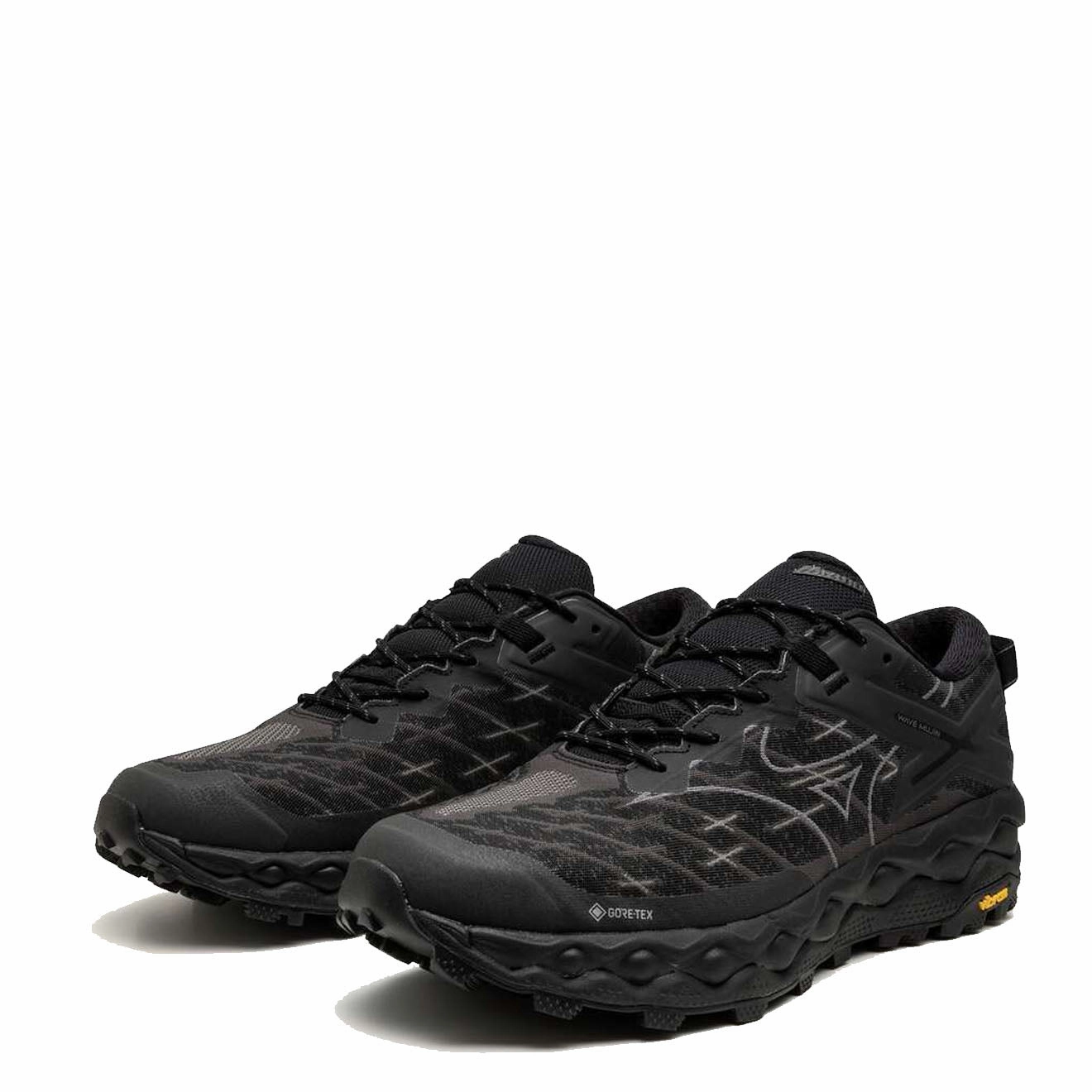 Mizuno Wave Mujin LS GTX Black / Quiet Shade / Black Sand Horizon Cushion Shoes