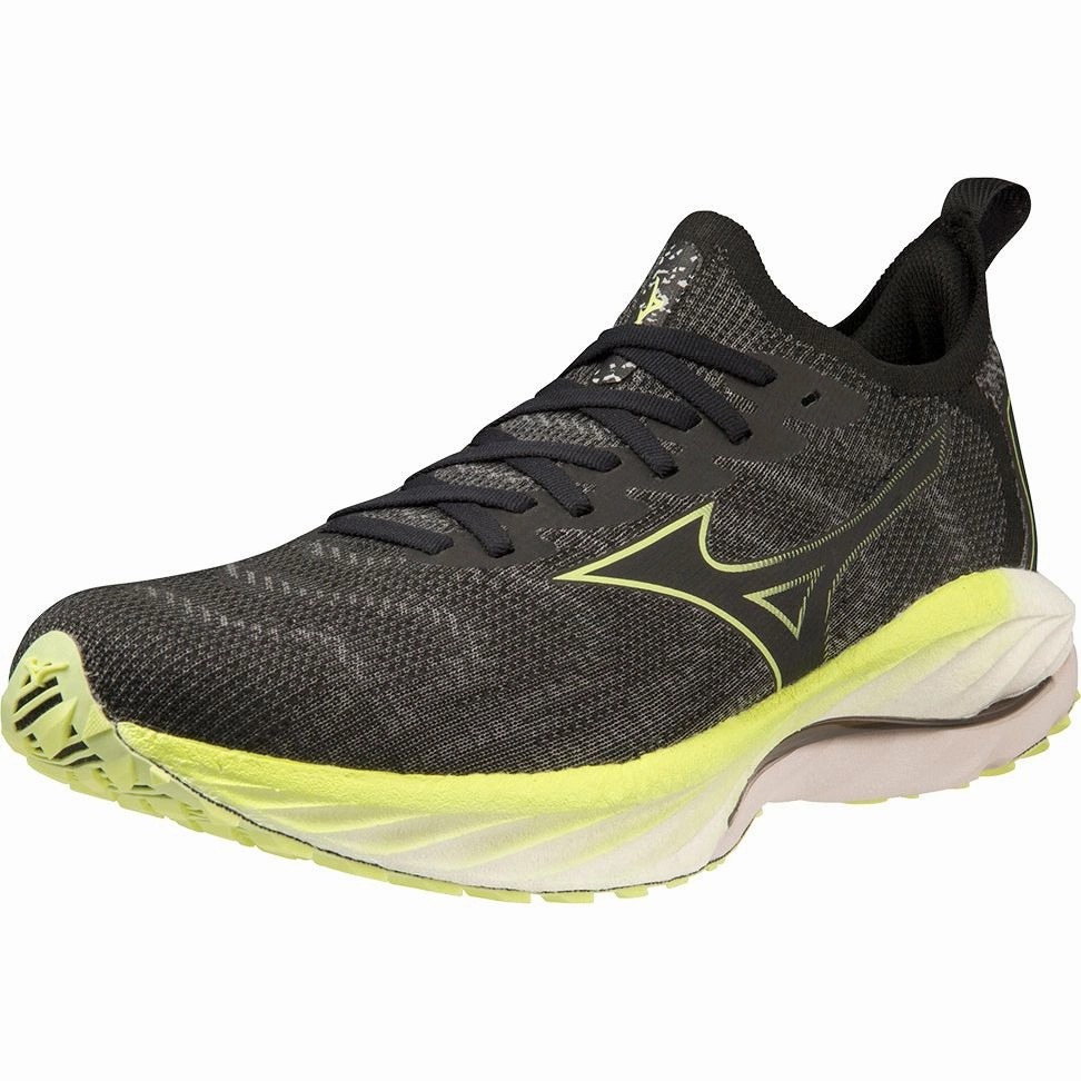 Mizuno Wave Neo Wind Mens Running Shoes - Black Advanced Sport Runners