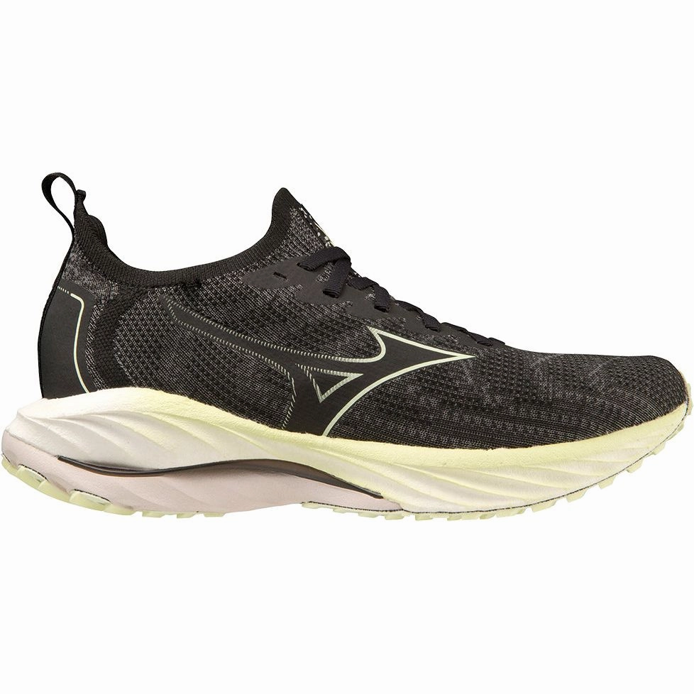Mizuno Wave Neo Wind Womens Running Shoes - Black Performance Sneakers