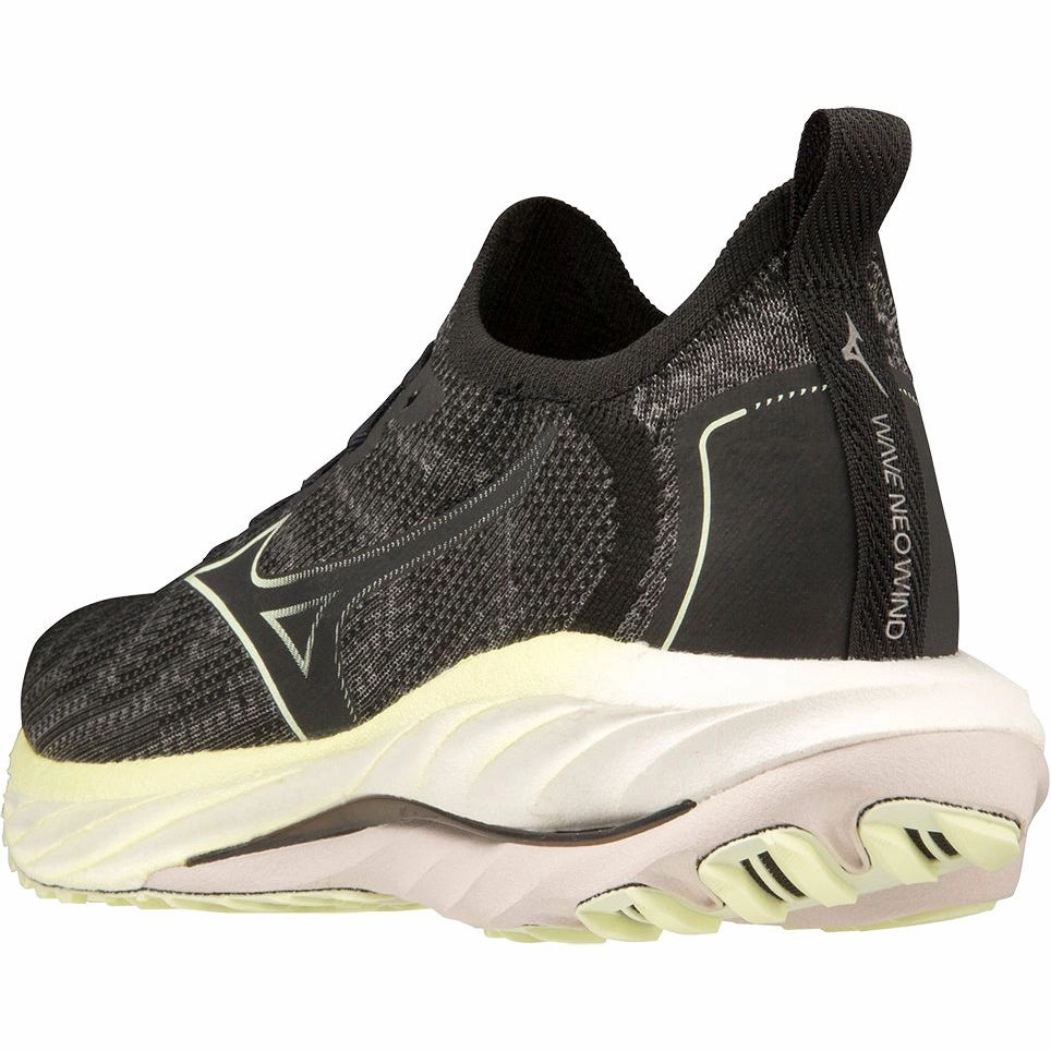 Mizuno Wave Neo Wind Womens Running Shoes - Black Performance Sneakers
