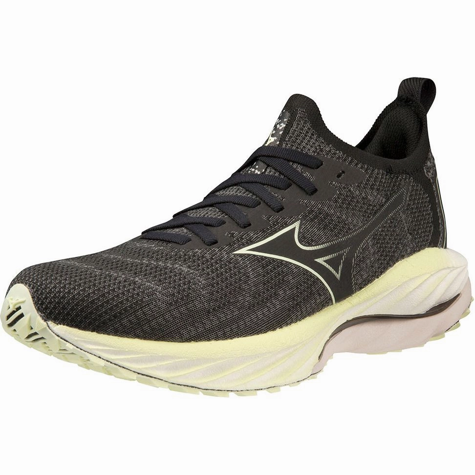 Mizuno Wave Neo Wind Womens Running Shoes - Black Performance Sneakers