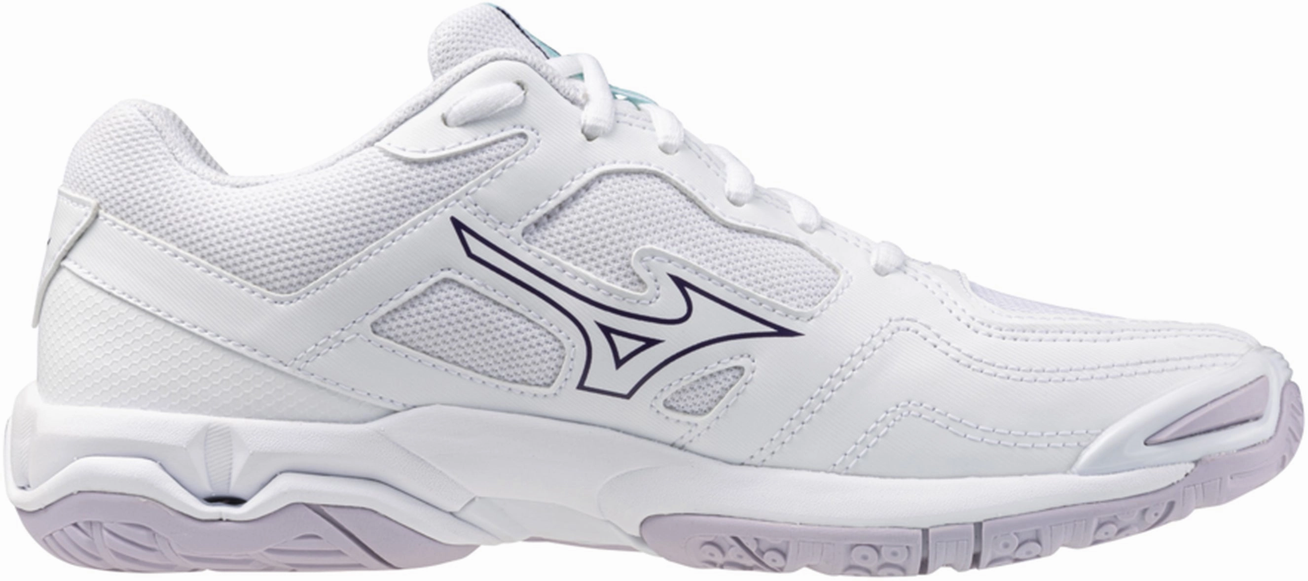 Mizuno Wave Phantom 3 Womens Court Shoes - White Performance Sneakers
