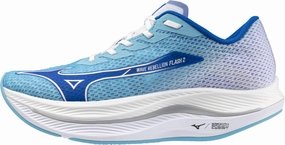 Mizuno Wave Rebellion Flash 2 Mens Running Shoes - Blue Mizuno Wave Rebellion runners
