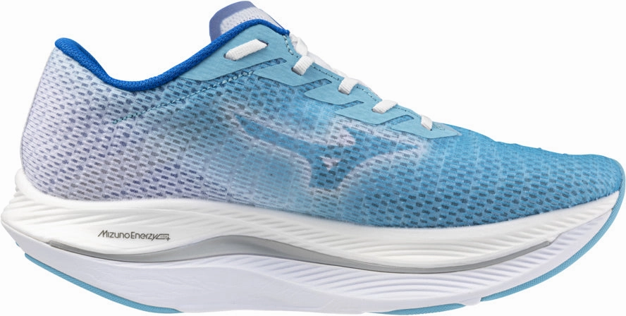 Mizuno Wave Rebellion Flash 2 Mens Running Shoes - Blue Rider Road Sneakers