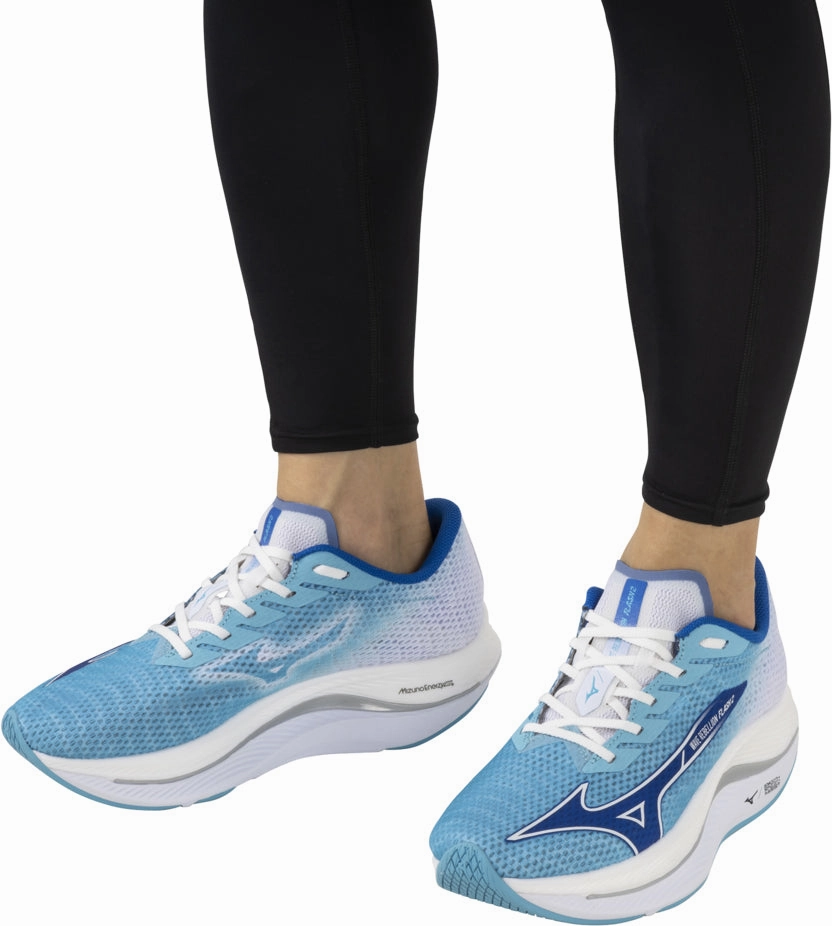 Mizuno Wave Rebellion Flash 2 Mens Running Shoes - Blue Rider Road Sneakers