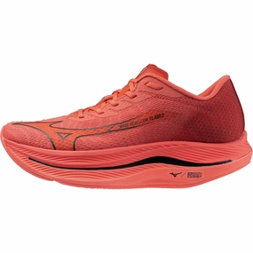 Mizuno Wave Rebellion Flash 2 Running Shoes - Red Mizuno footwear designs
