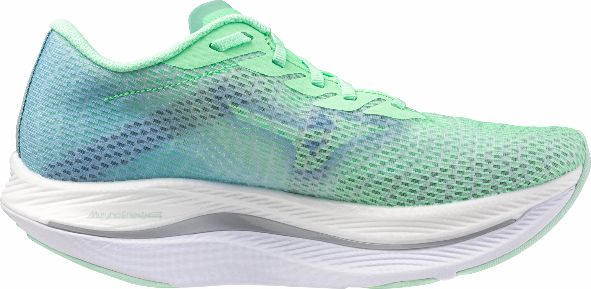 Mizuno Wave Rebellion Flash 2 Womens Running Shoes - Green Advanced Sport Runners