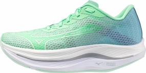 Mizuno Wave Rebellion Flash 2 Womens Running Shoes - Green Mizuno performance sneakers for training