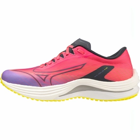 Mizuno Wave Rebellion Flash Womens Running Shoes - Pink Mizuno Wave Rebellion runners
