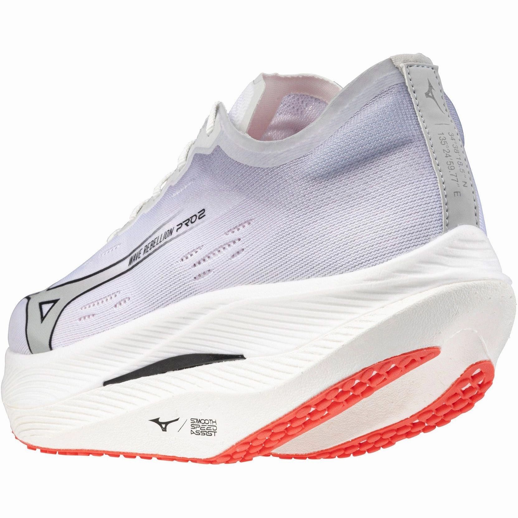 Mizuno Wave Rebellion Pro 2 Mens Running Shoes - White Rider Road Sneakers