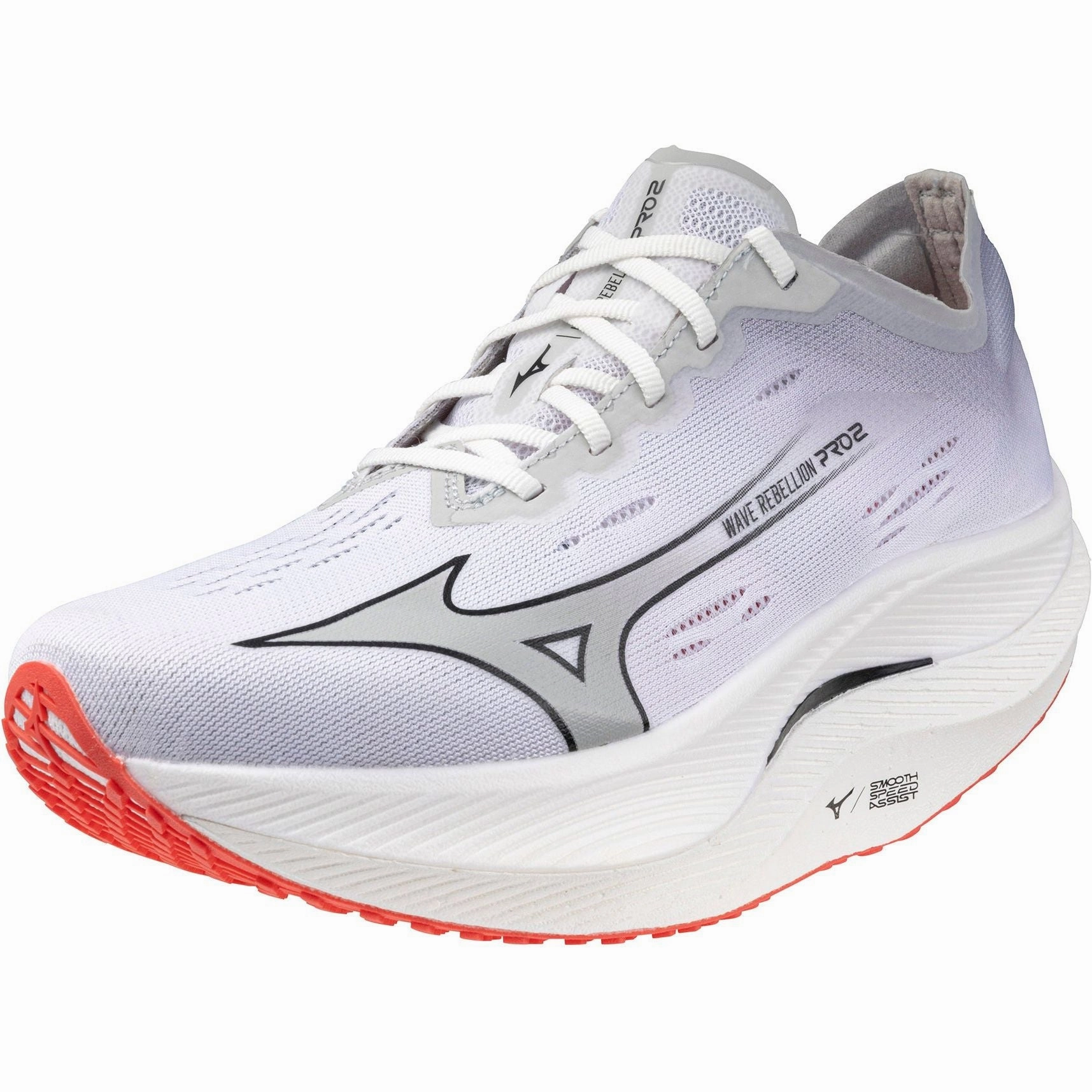 Mizuno Wave Rebellion Pro 2 Mens Running Shoes - White Rider Road Sneakers