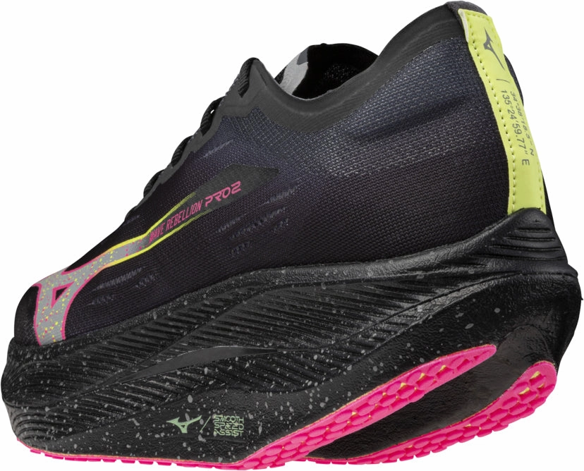 Mizuno Wave Rebellion Pro 2 Running Shoes - Black Rider Road Sneakers