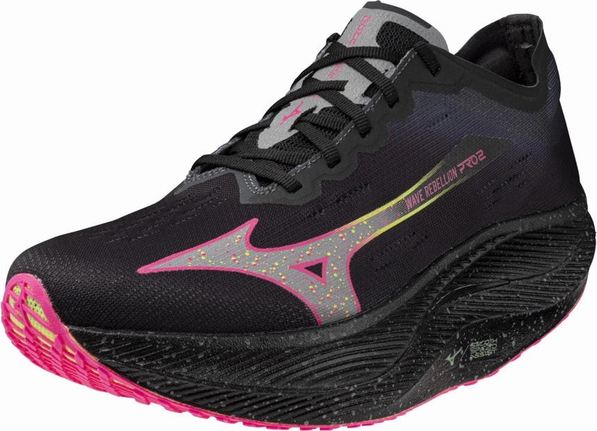 Mizuno Wave Rebellion Pro 2 Running Shoes - Black Rider Road Sneakers
