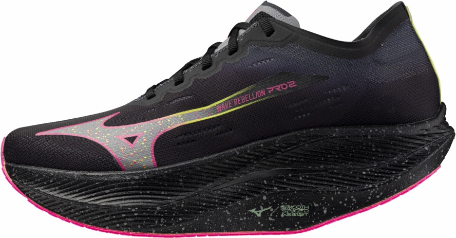 Mizuno Wave Rebellion Pro 2 Running Shoes - Black Mizuno Wave Rebellion runners