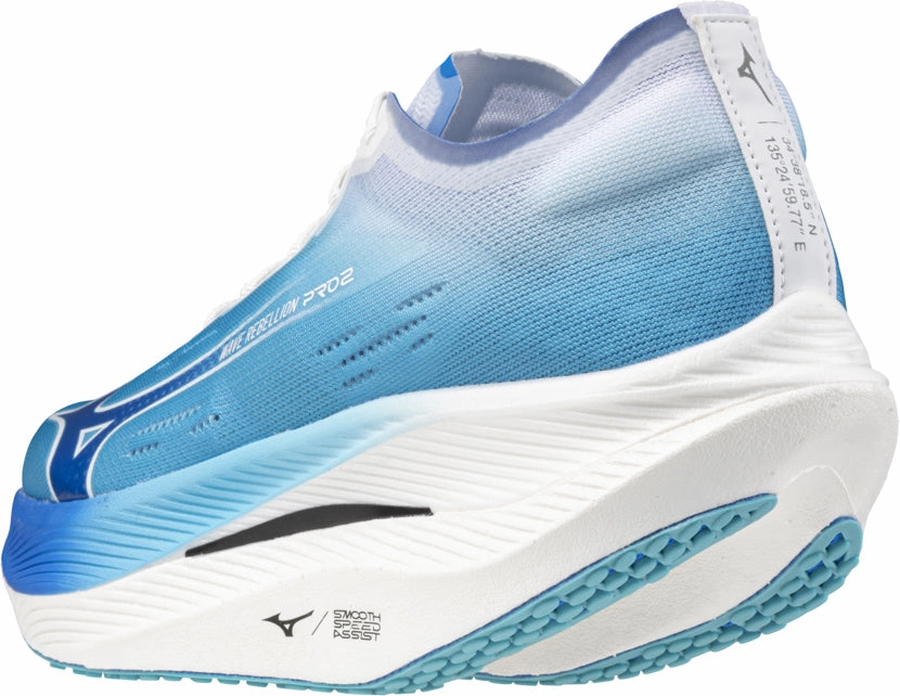 Mizuno Wave Rebellion Pro 2 Running Shoes - Blue Rider Road Sneakers