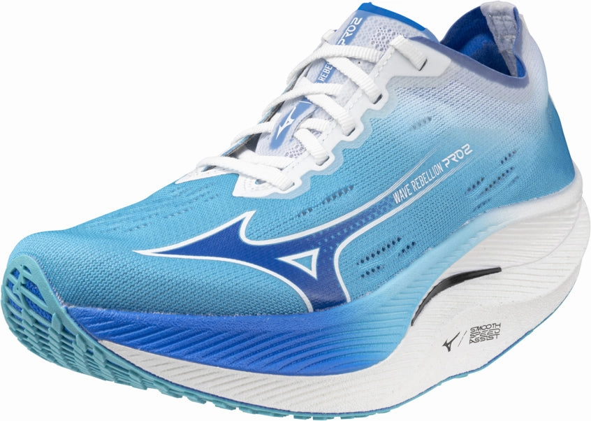 Mizuno Wave Rebellion Pro 2 Womens Running Shoes - Blue Rider Road Sneakers