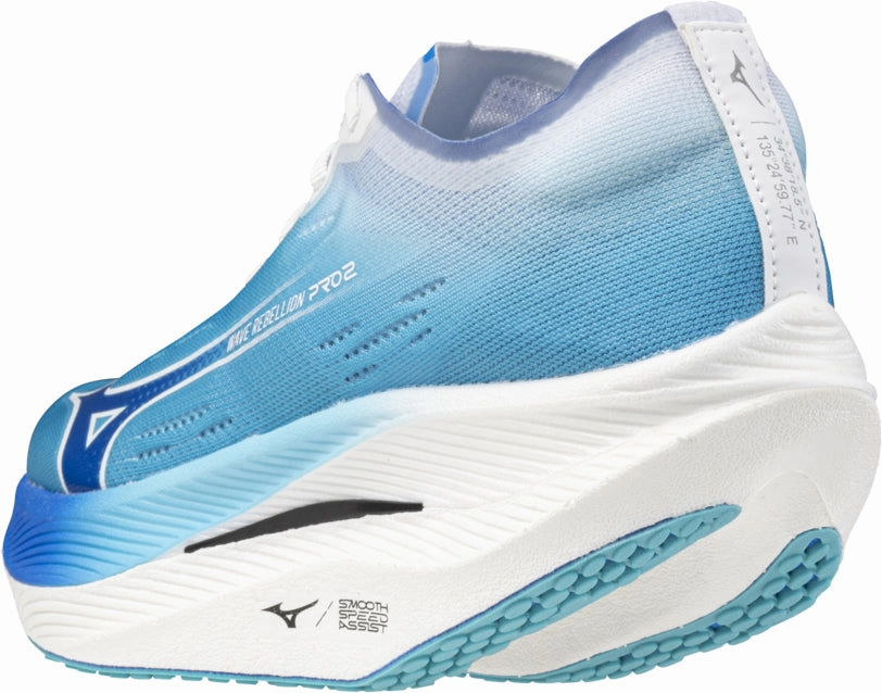 Mizuno Wave Rebellion Pro 2 Womens Running Shoes - Blue Rider Road Sneakers