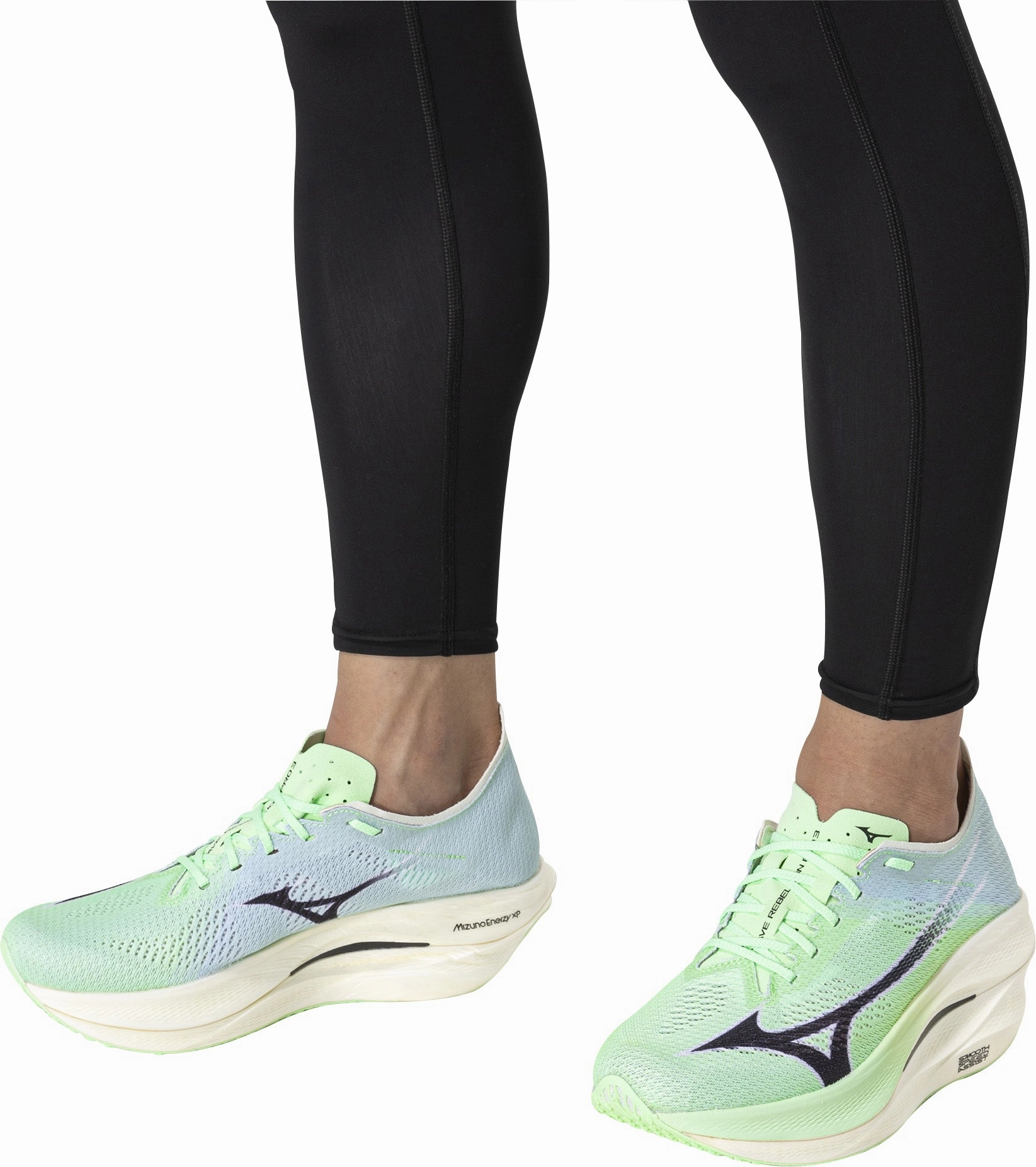 Mizuno Wave Rebellion Pro 3 Running Shoes - Green Performance Sneakers