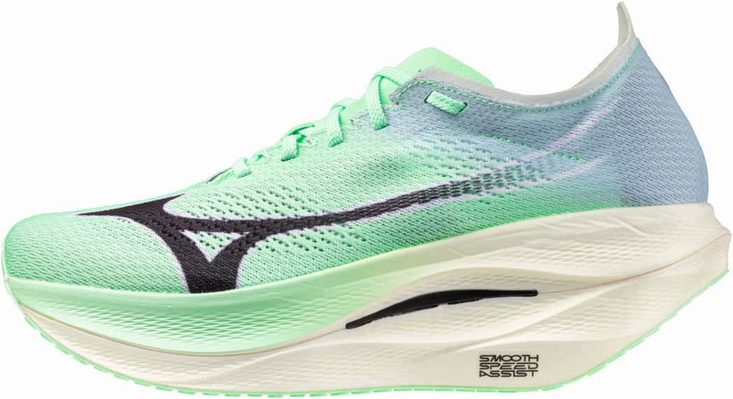 Mizuno Wave Rebellion Pro 3 Running Shoes - Green Mizuno Wave Rebellion runners