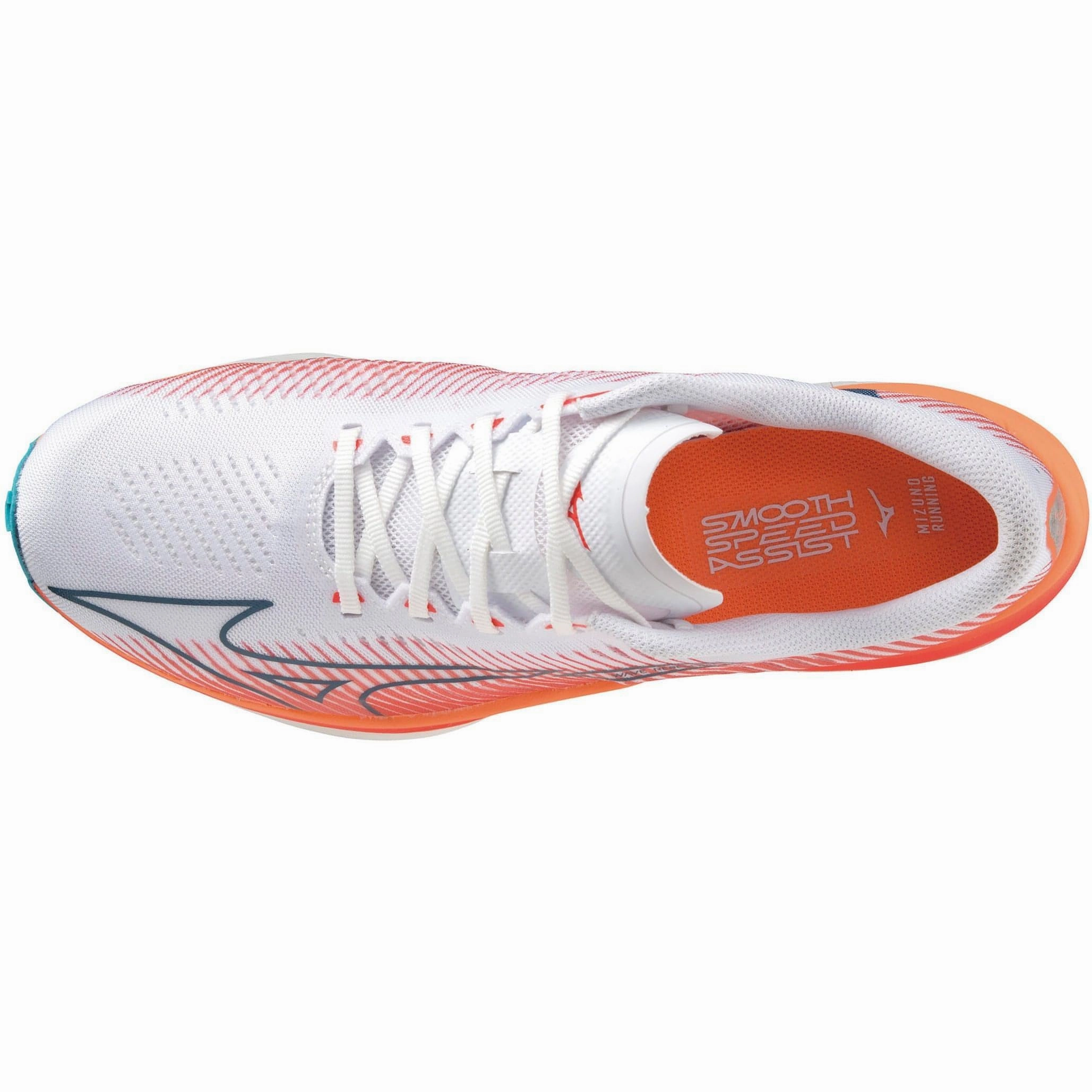Mizuno Wave Rebellion Pro Mens Running Shoes - White Rider Road Sneakers