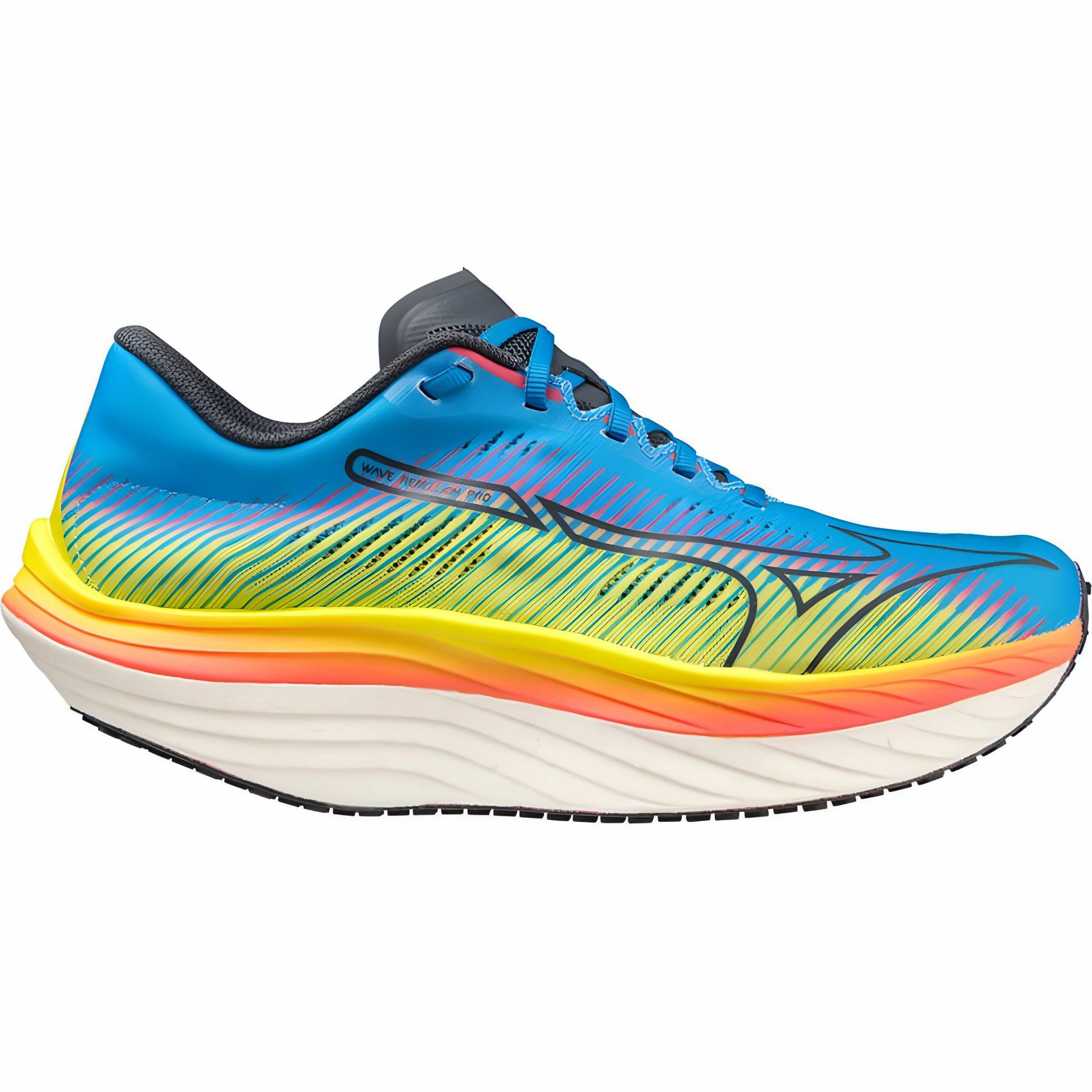 Mizuno Wave Rebellion Pro Mens Running Shoes - Yellow Rider Road Sneakers