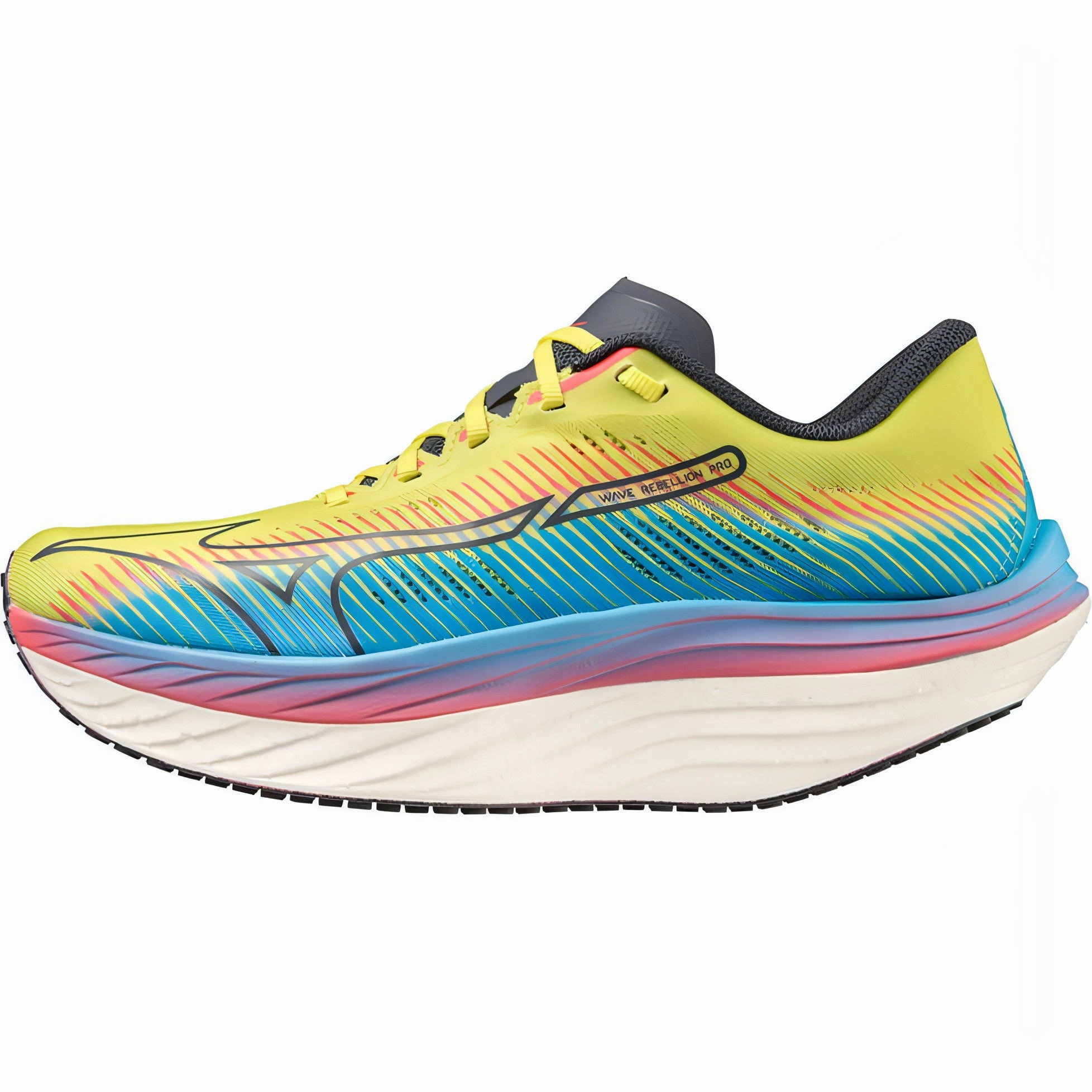 Mizuno Wave Rebellion Pro Mens Running Shoes - Yellow Mizuno Wave Rebellion runners