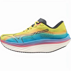 Mizuno Wave Rebellion Pro Mens Running Shoes - Yellow Mizuno Wave Rebellion runners