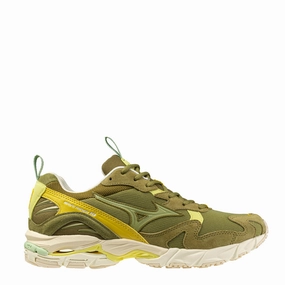 Mizuno Wave Rider 10 Premium Trainers Olive Drab / Cedar / Cedar Mizuno shoe styles