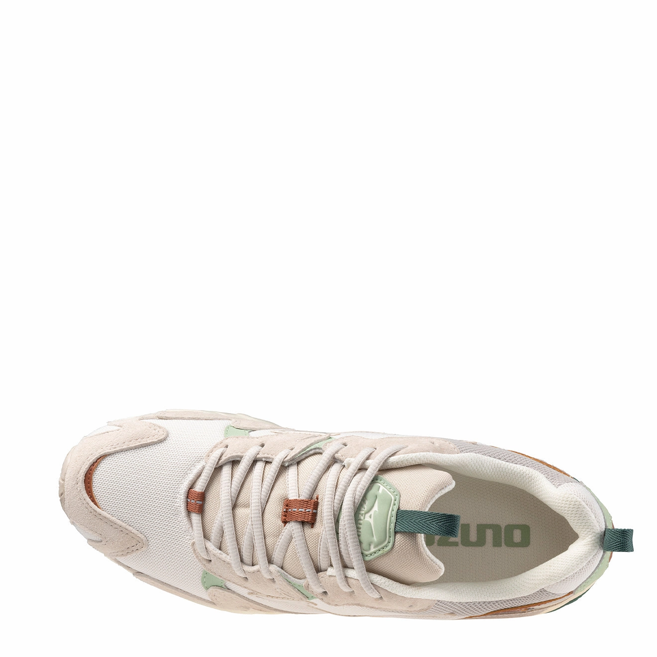 Mizuno Wave Rider 10 Premium Trainers Silver Cloud / White Sand / White Sand Horizon Cushion Shoes