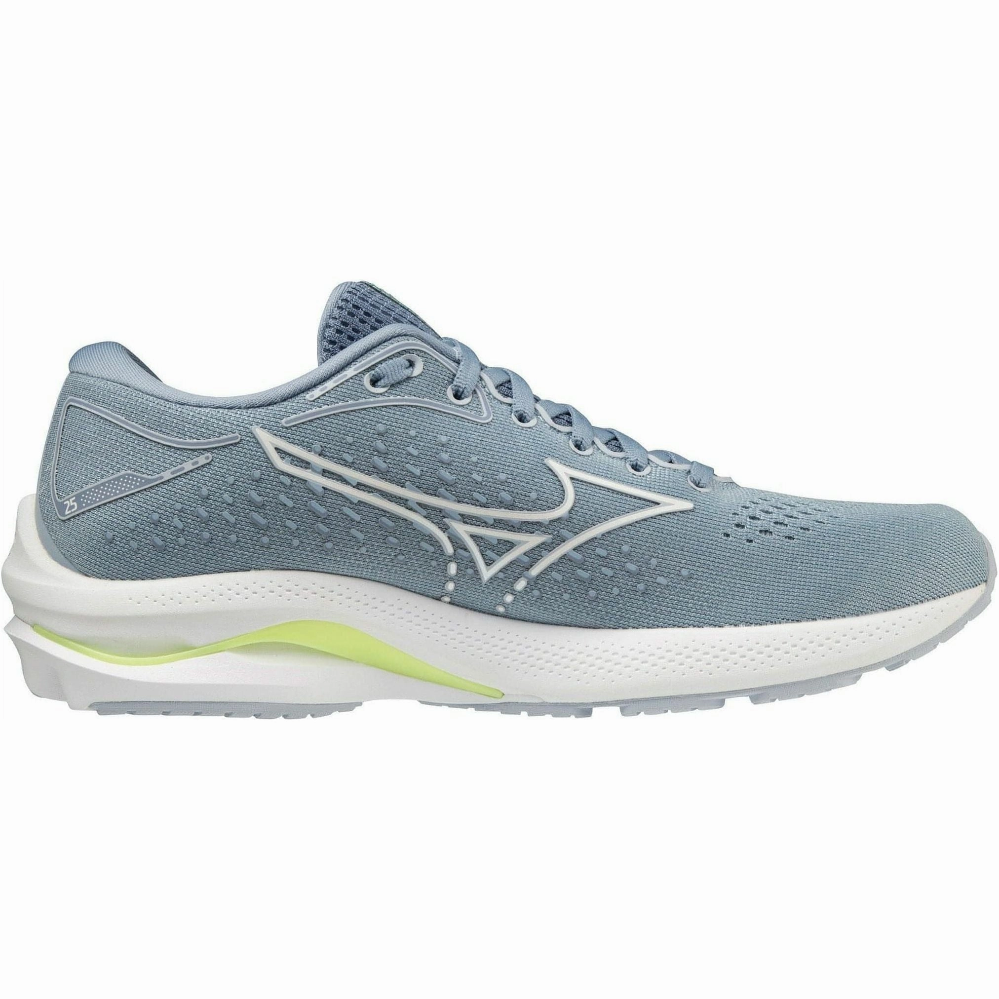 Mizuno Wave Rider 25 Womens Running Shoes - Blue Sky Tech Footwear