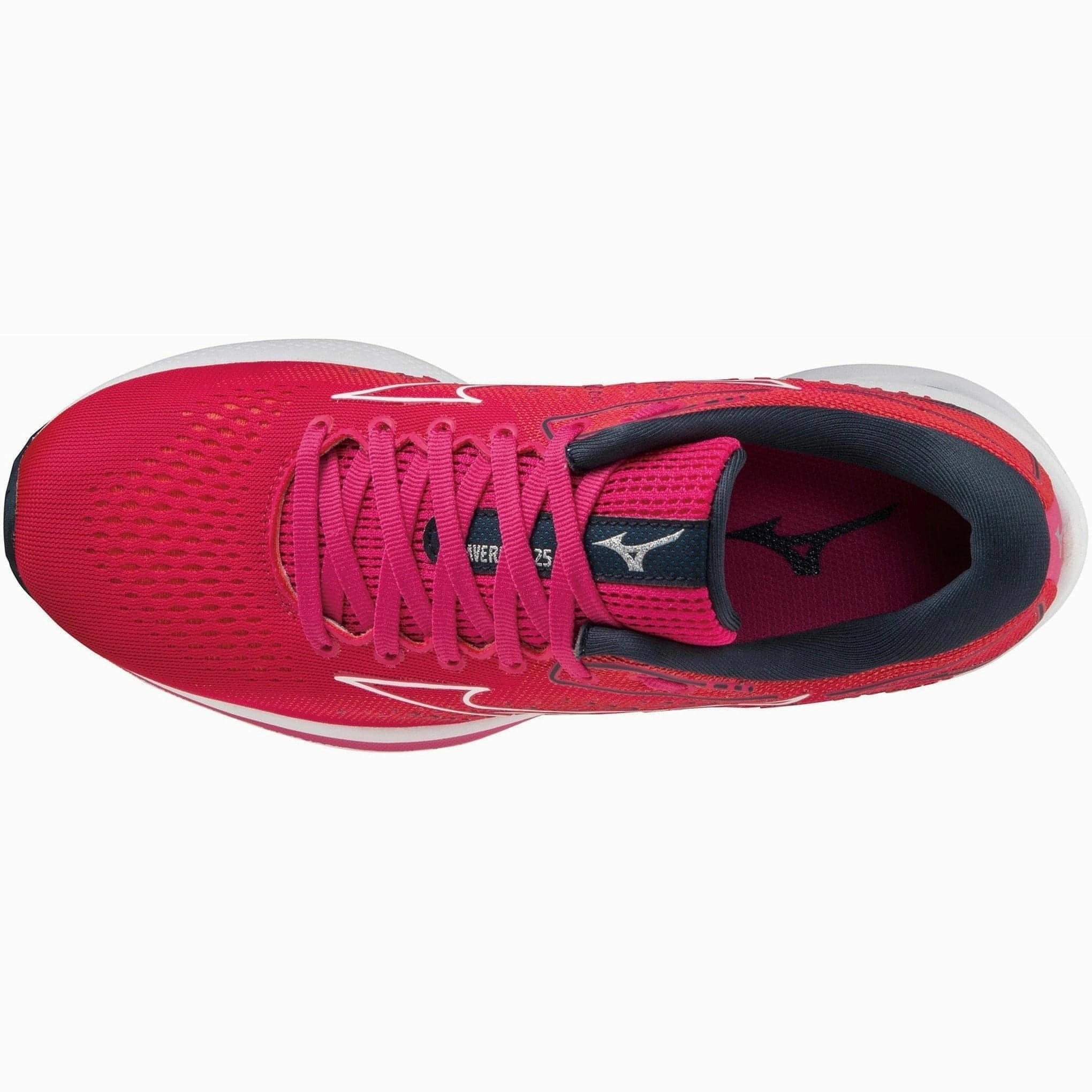 Mizuno Wave Rider 25 Womens Running Shoes - Pink Performance Sneakers