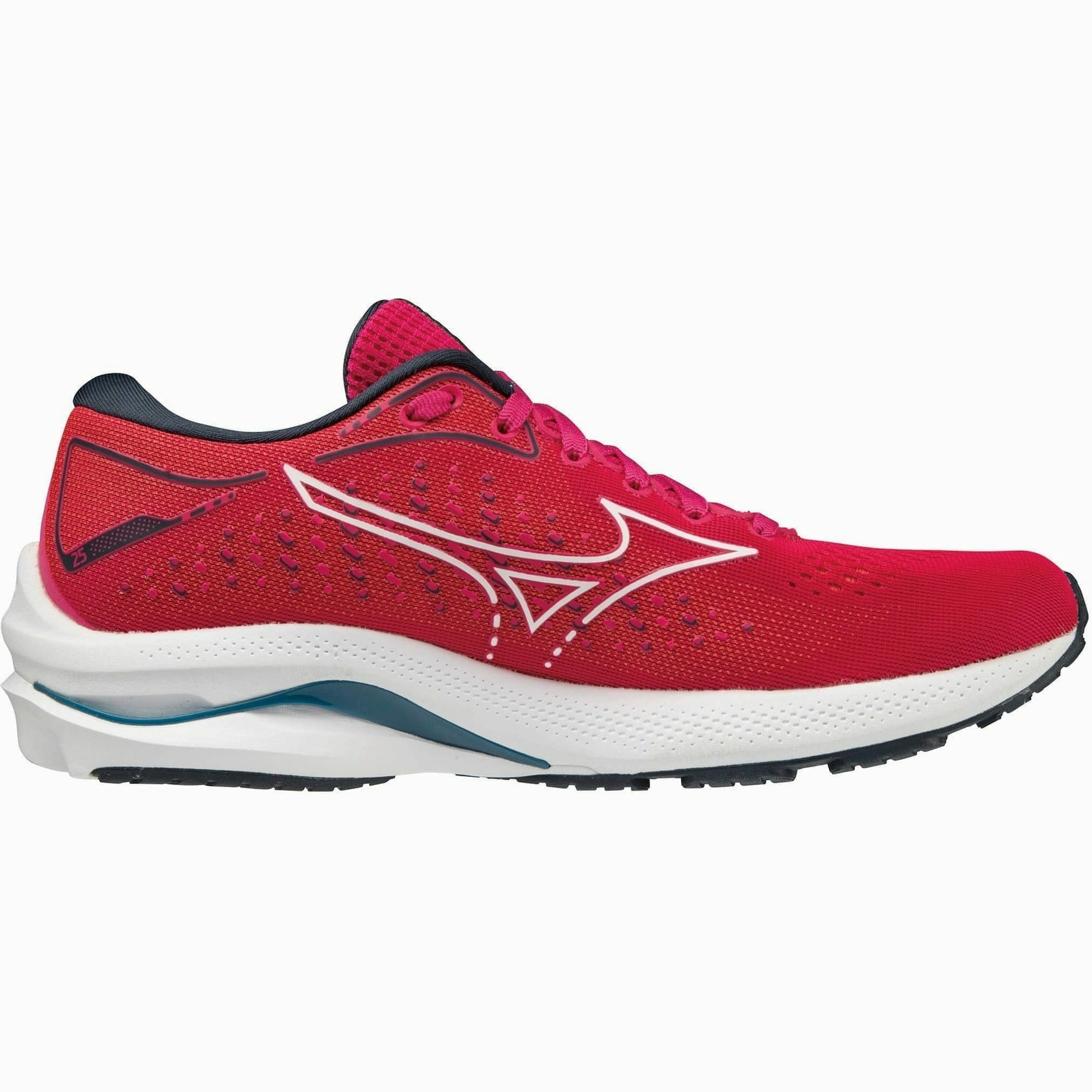 Mizuno Wave Rider 25 Womens Running Shoes - Pink Sky Tech Footwear