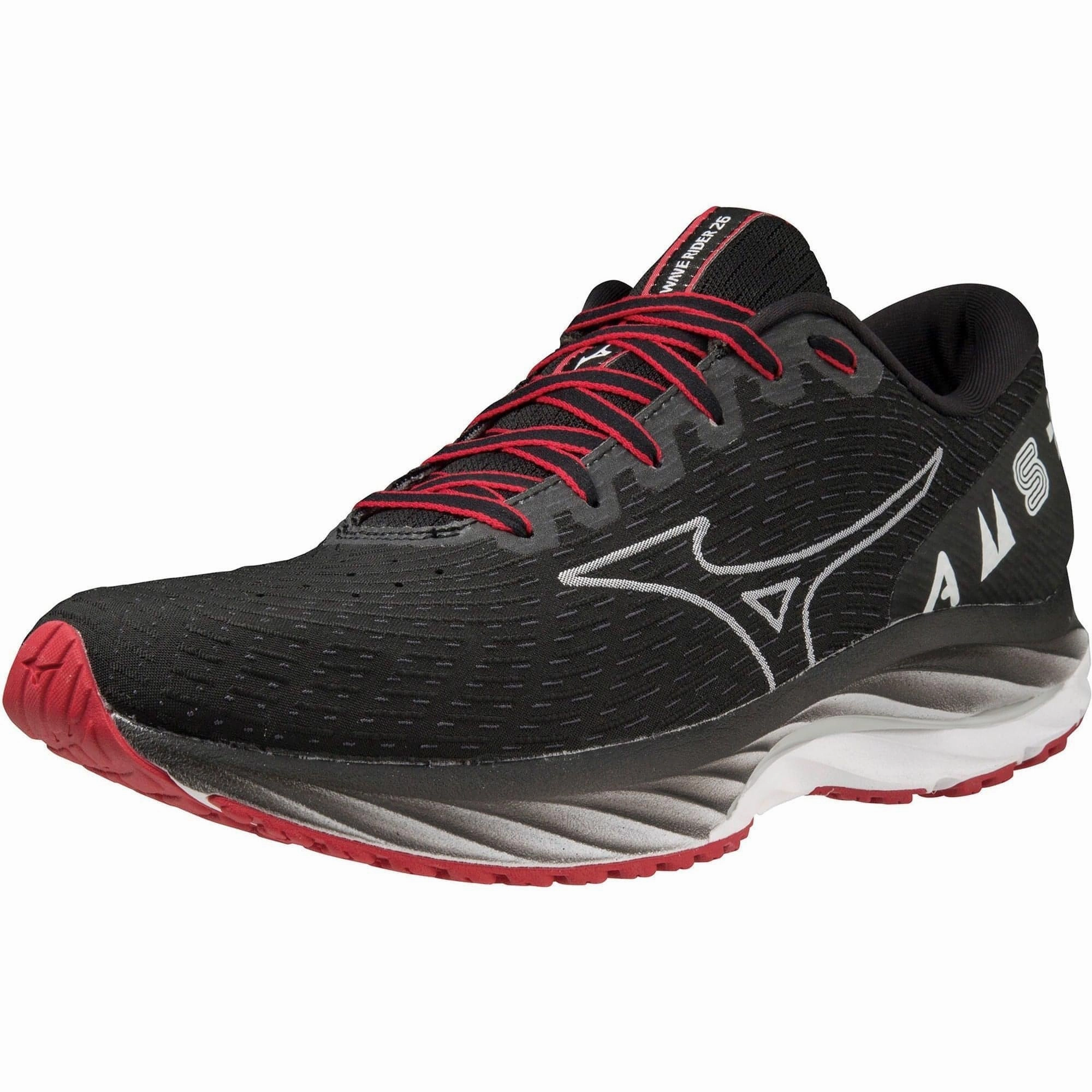 Mizuno Wave Rider 26 Amsterdam Running Shoes - Black Sky Tech Footwear