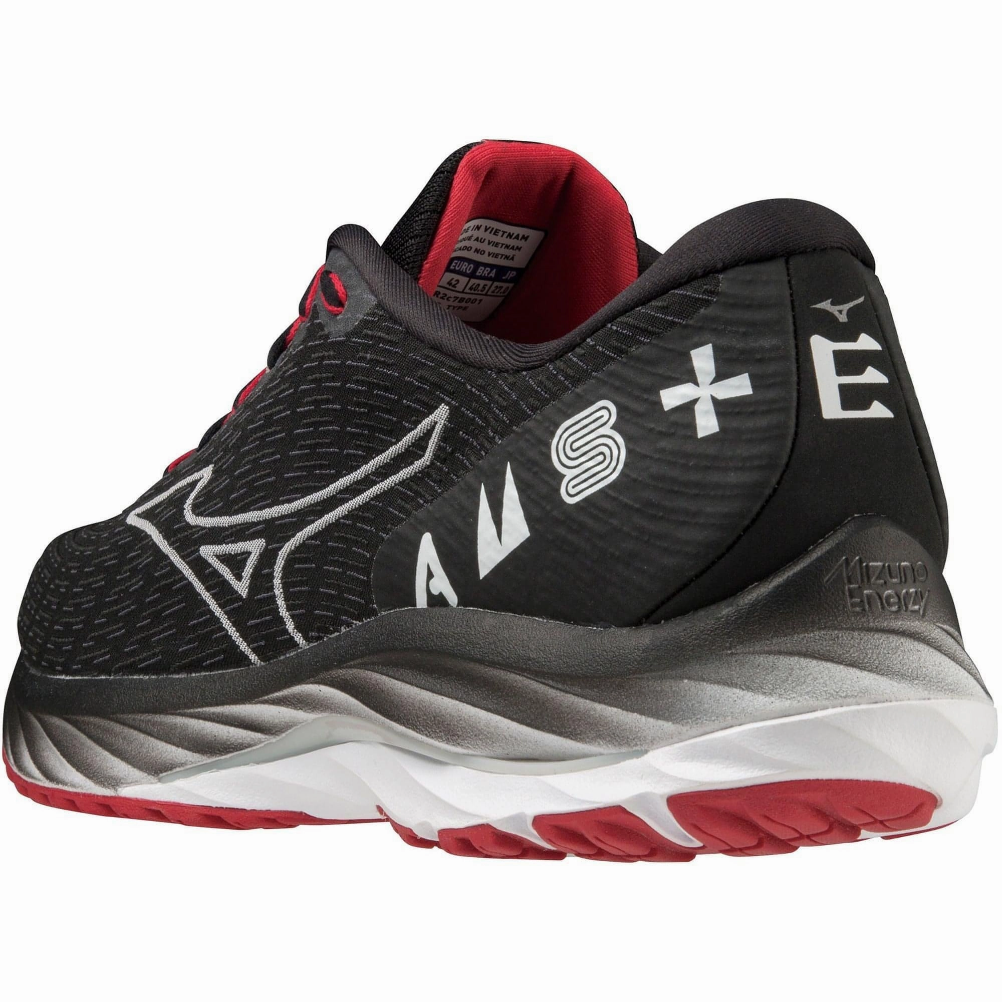 Mizuno Wave Rider 26 Amsterdam Running Shoes - Black Sky Tech Footwear