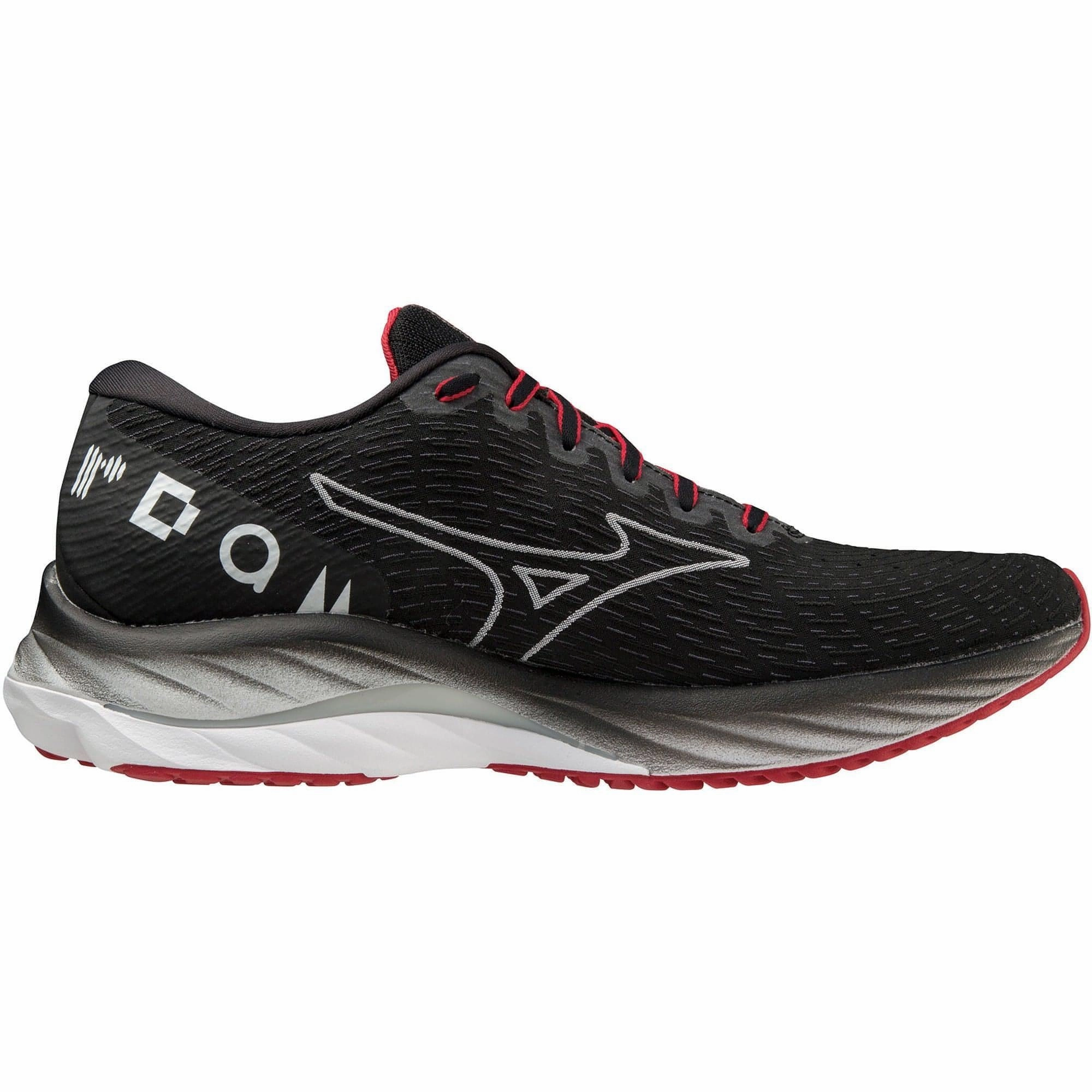 Mizuno Wave Rider 26 Amsterdam Running Shoes - Black Sky Tech Footwear
