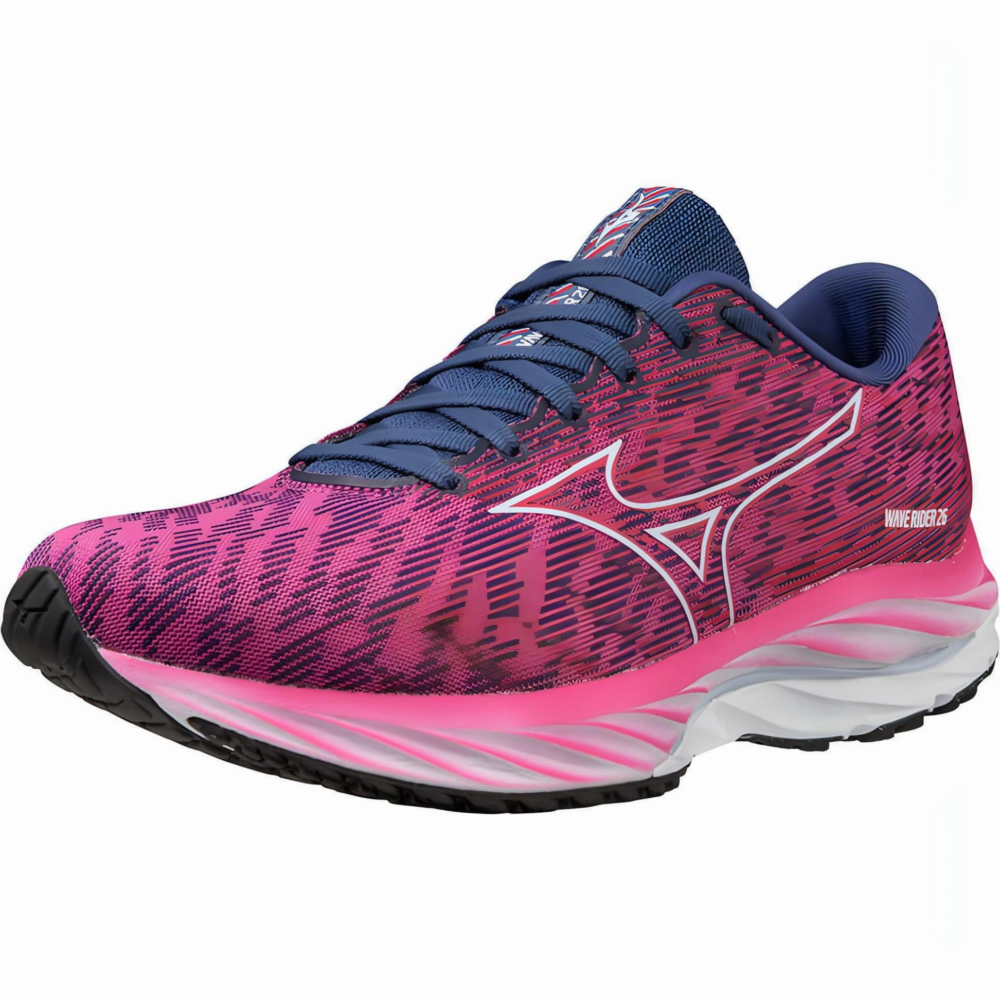 Mizuno Wave Rider 26 Womens Running Shoes - Pink Sky Tech Footwear