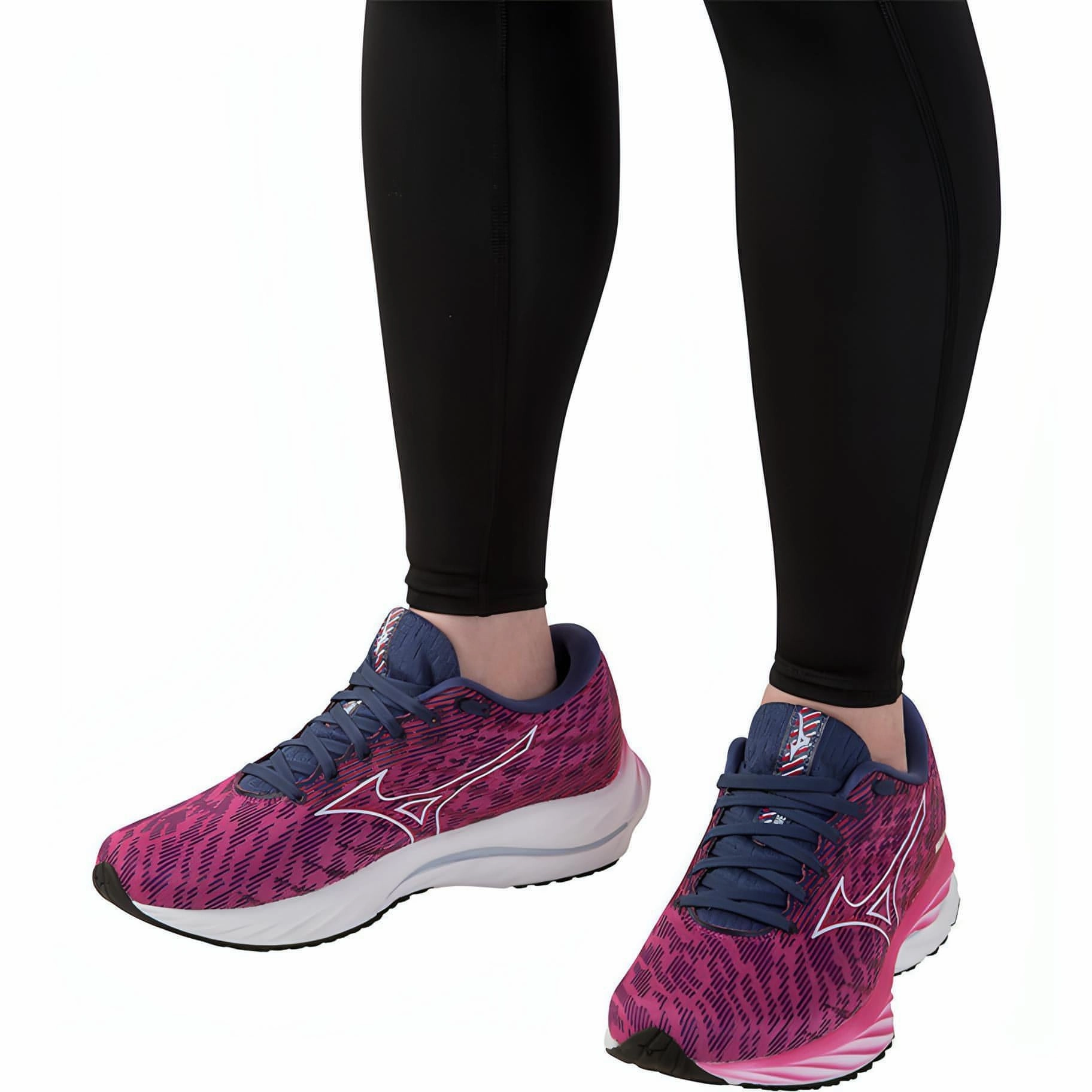 Mizuno Wave Rider 26 Womens Running Shoes - Pink Sky Tech Footwear
