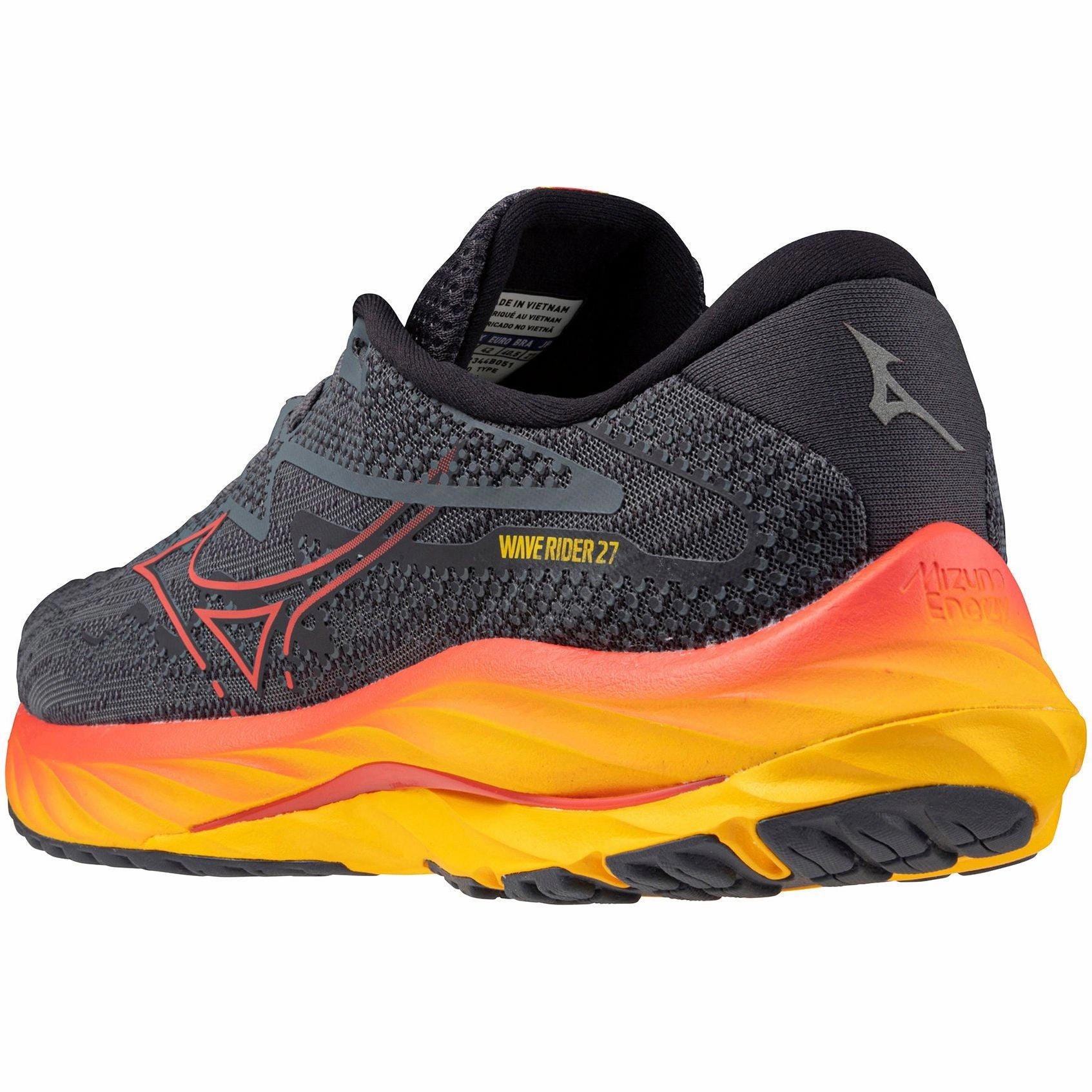 Mizuno Wave Rider 27 Mens Running Shoes - Grey Sky Tech Footwear